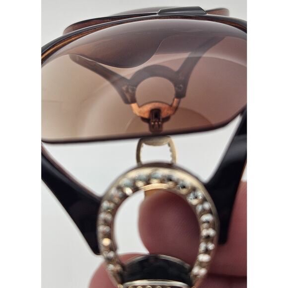 Jimmy Crystal New York Sunglasses Made With Swarovski Elements Brown Gradient K7 main image 13